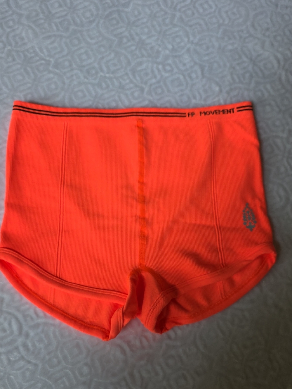 FP Movement Neon Orange Seamless Shorts